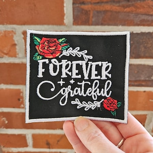 Grateful Dead, Forever Grateful, Rose Iron on Patch