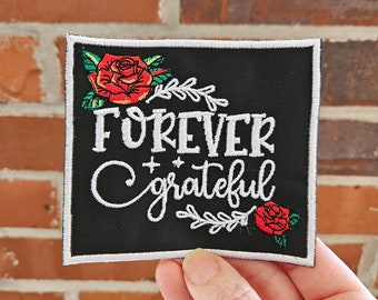 Grateful Dead, Forever Grateful, Patch termocolante Rose