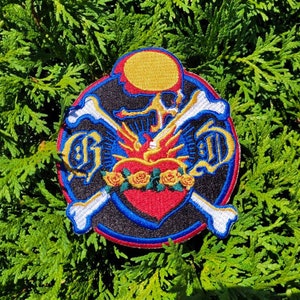 Grateful Dead Reckoning Iron on Handmade Patch