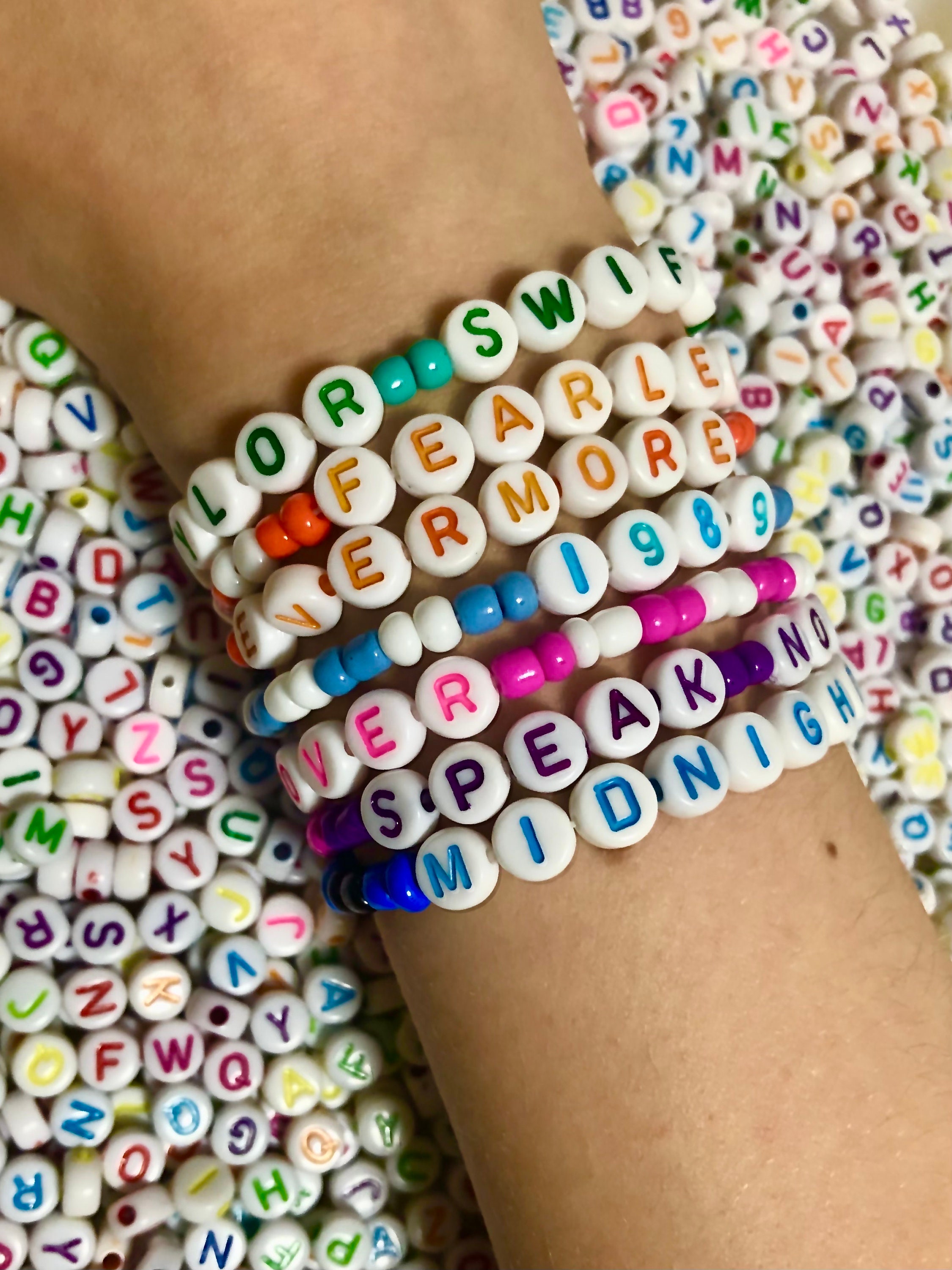 Taylor Swift Friendship Bracelets - Seed Bead Glass Colour Themed Eras Tour  Bracelets