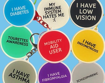 Misc Disability Keychains