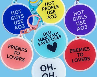 Fanfic Keychains