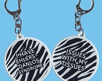 Ehlers-Danlos Syndrome Keychains