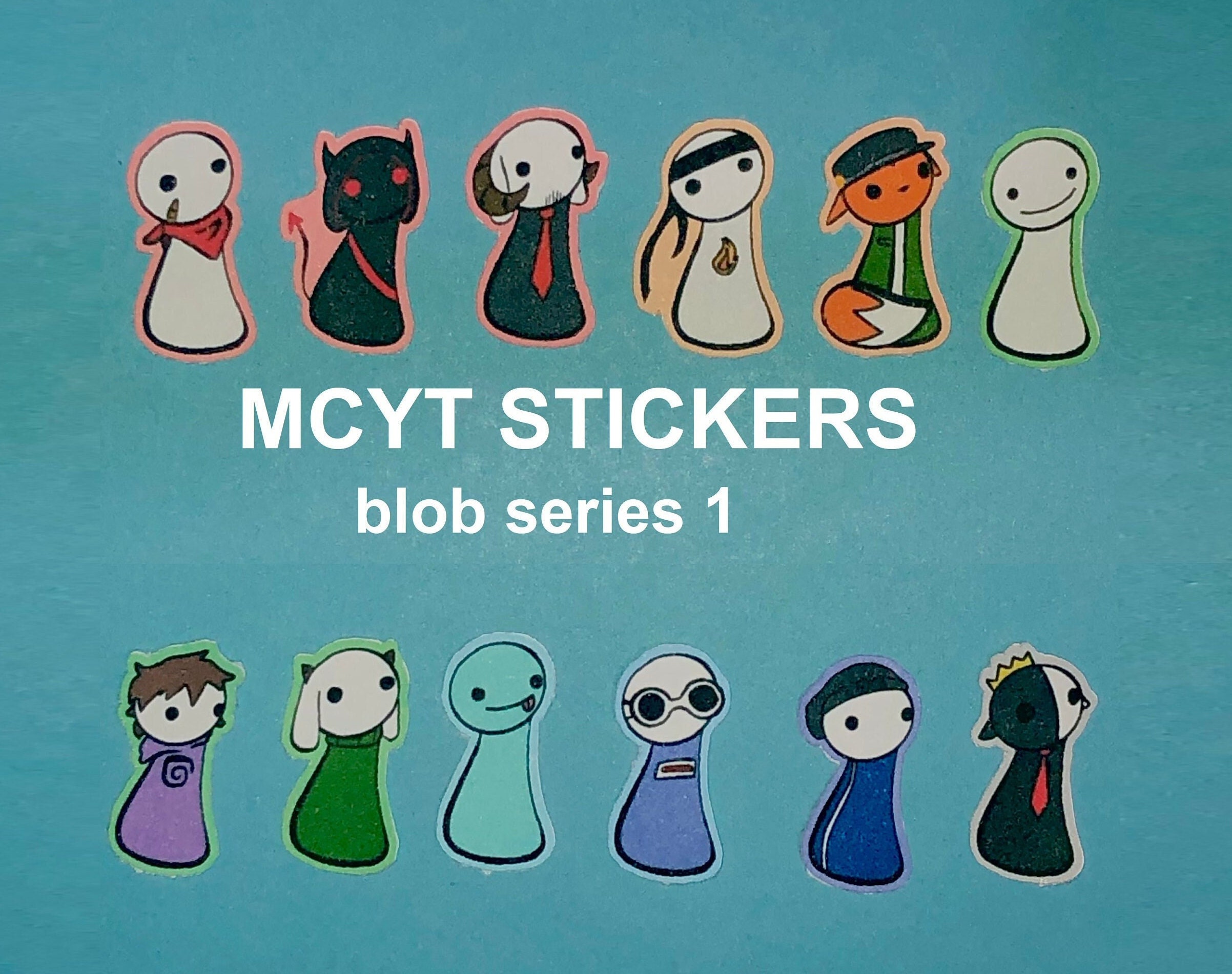 mcyt dream smp stickers blob series 1 etsy sweden