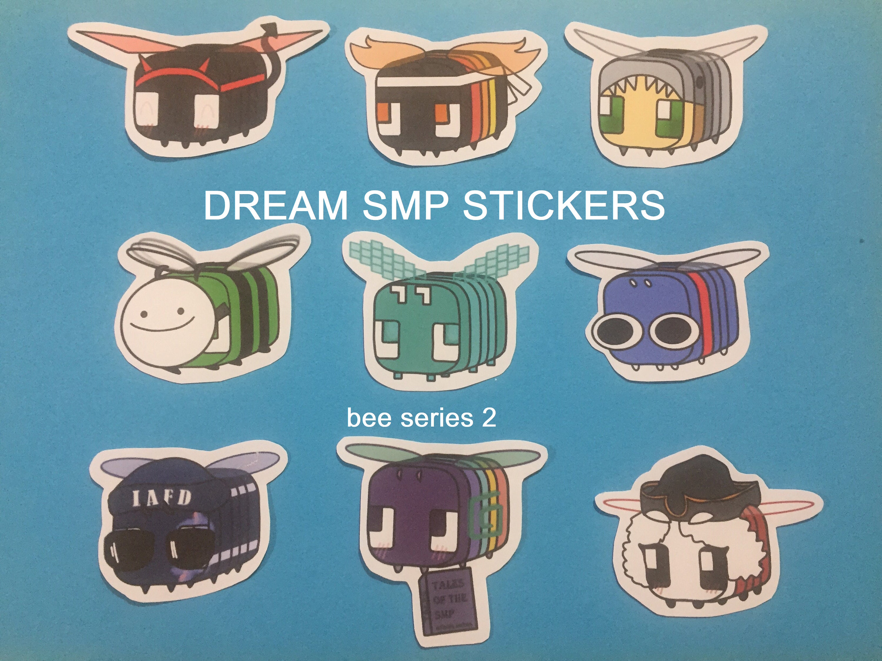 MCYT / Dream SMP stickers - Bee Series 2