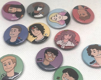 MCYT / Dream SMP - Portrait Buttons