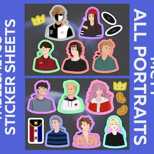 Arkusz naklejek MCYT – wszystkie portrety!