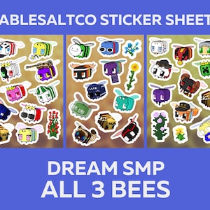 Traum SMP Sticker Bogen - ALLE BEES!