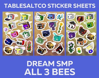 Dream SMP Sticker Sheets - ALL BEES!