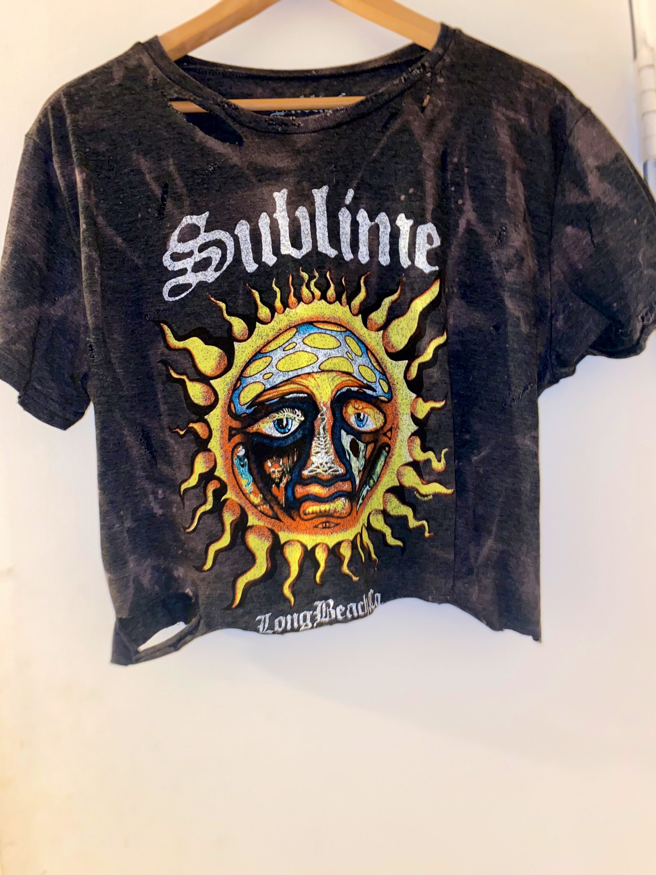 Sublime cropped band tee XL Etsy