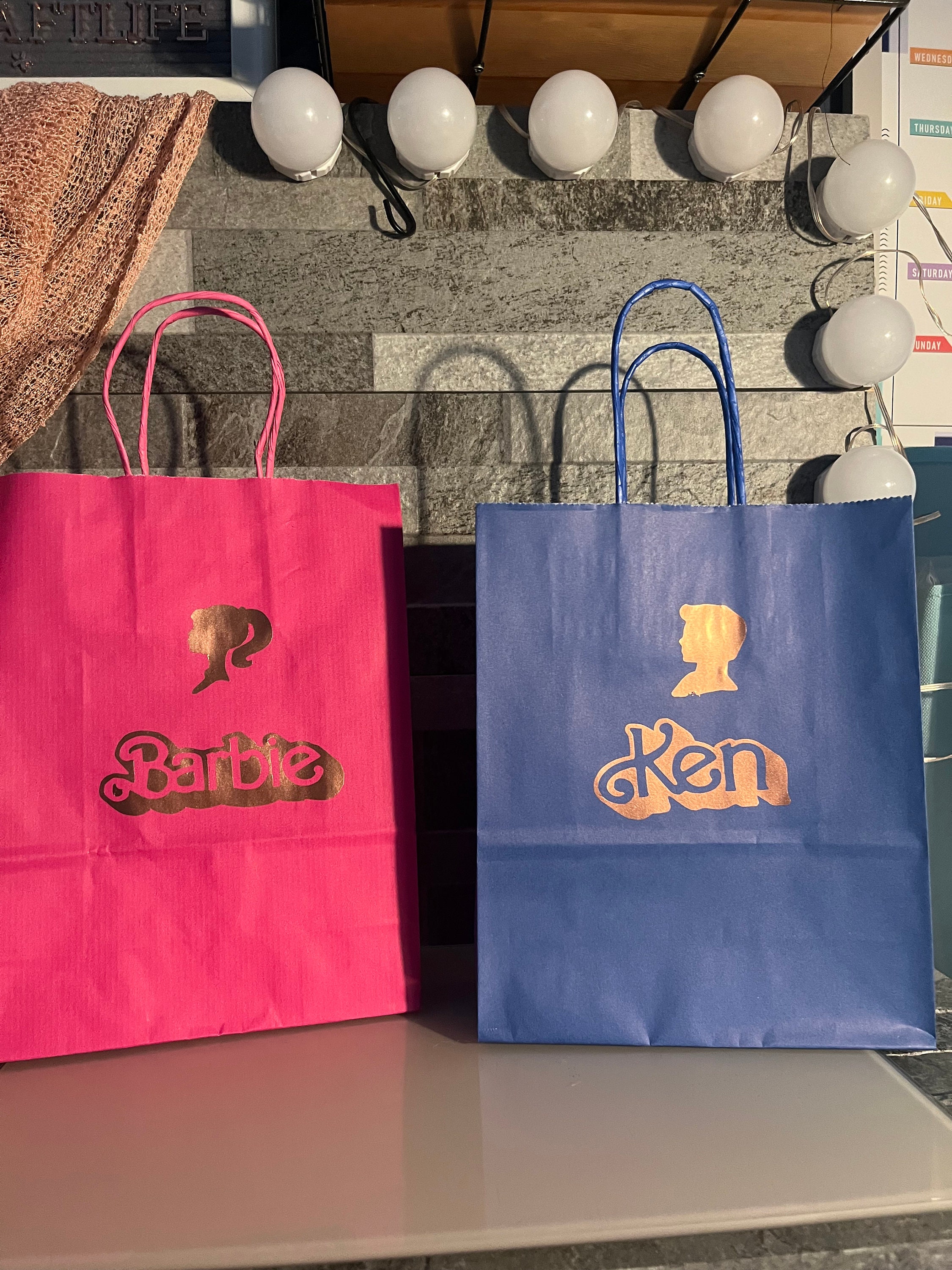 4x Barbie 4x Ken Inspired Party Bags Etsy