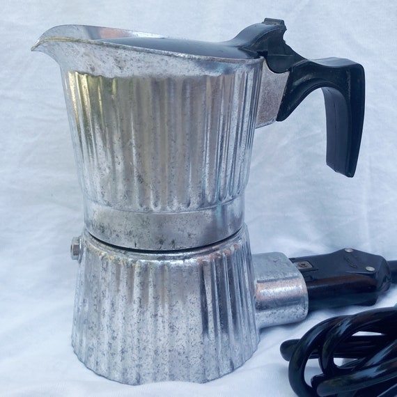 Cafetera eléctrica GIRMI años 70. Cafetera eléctrica italiana. Girmi. Moka  años 70. Moka Made in Italy. -  España