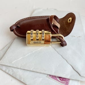 Zeldzaam vintage Gucci kofferslot. Gucci slot. Kofferslot. Gucci. Vintage kofferslot.