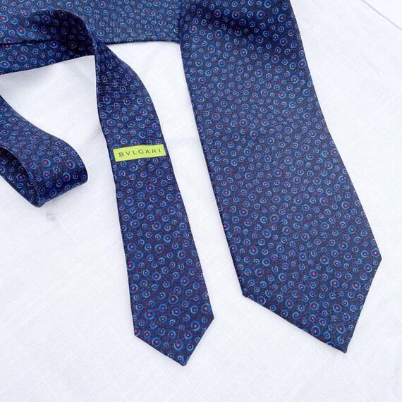 Bulgari Vintage Tie. Vintage Tie Made in Italy. Vintage Italian. Made in Italy. Bulgari Tie. Vintage Tie Etsy Canada