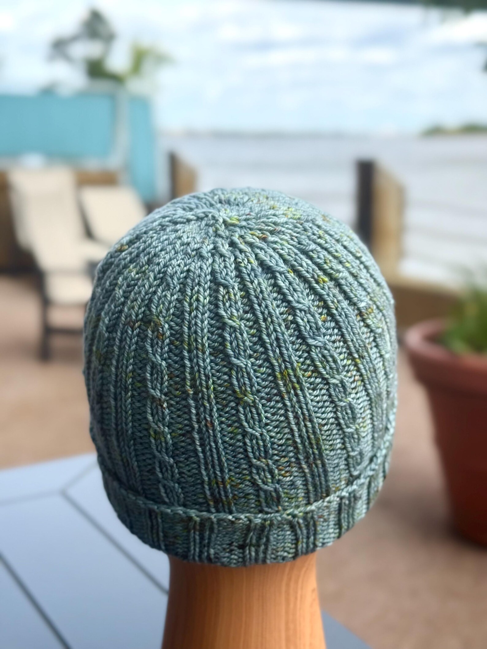 Cable Rib Beanie Knitting Pattern – DK Weight Hat (PDF Pattern) - Etsy