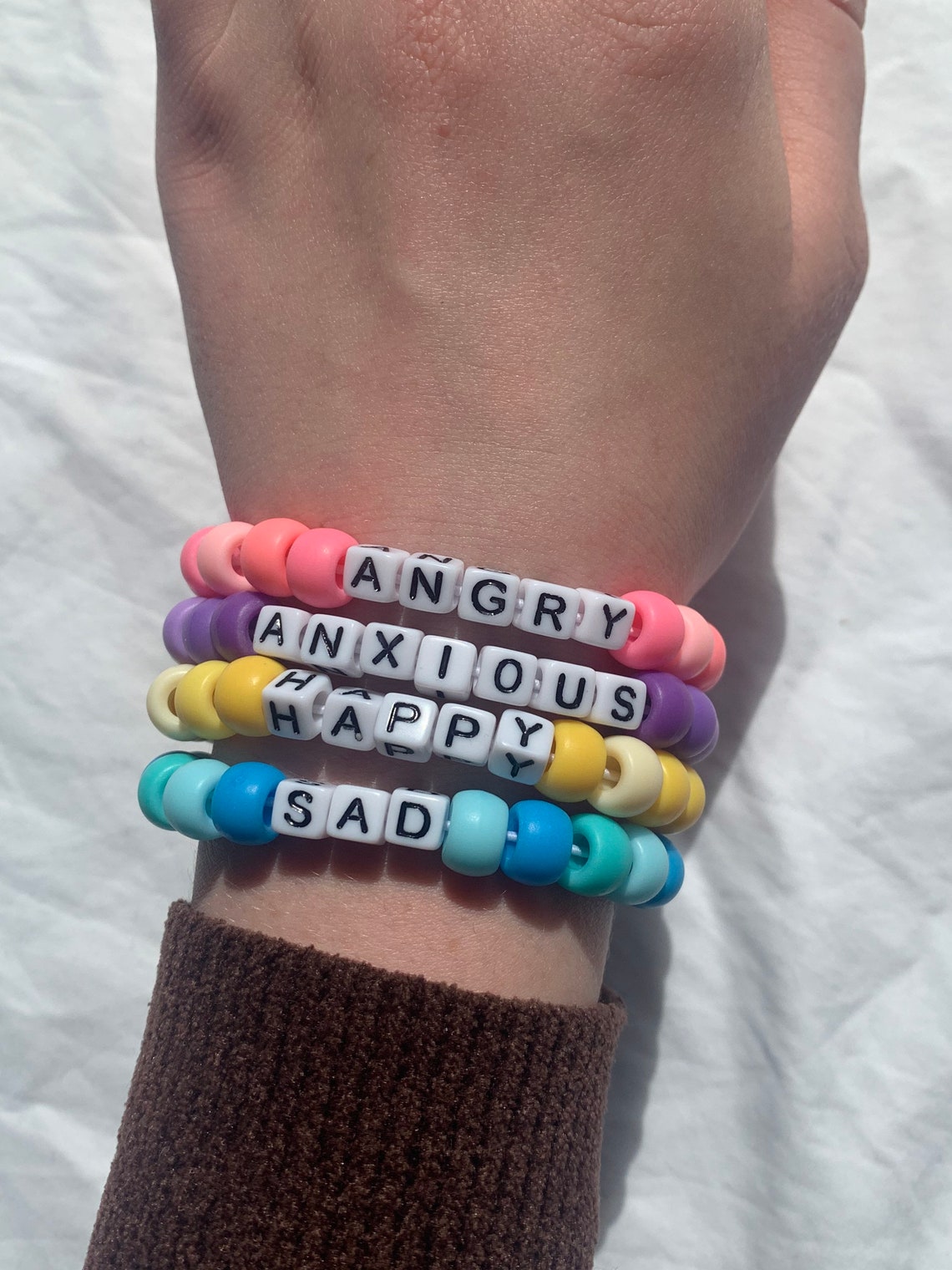 Emotions bracelet set Etsy