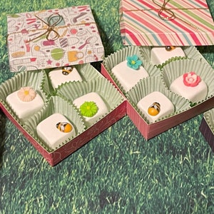 Fake Petit Fours, Tiered Tray Display, Coffee Bar Display, Photo Props, Gift Giving