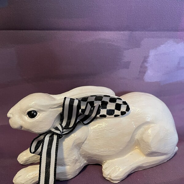 Hand Painted Rabbit Etsy