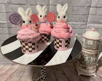 Fake Bunny  Cupcake