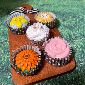 Mini Charcuterie Board, Faux mini petite cakes, Tiered Tray Decor,  Photo Props, Coffee Bar Display, Gift Giving