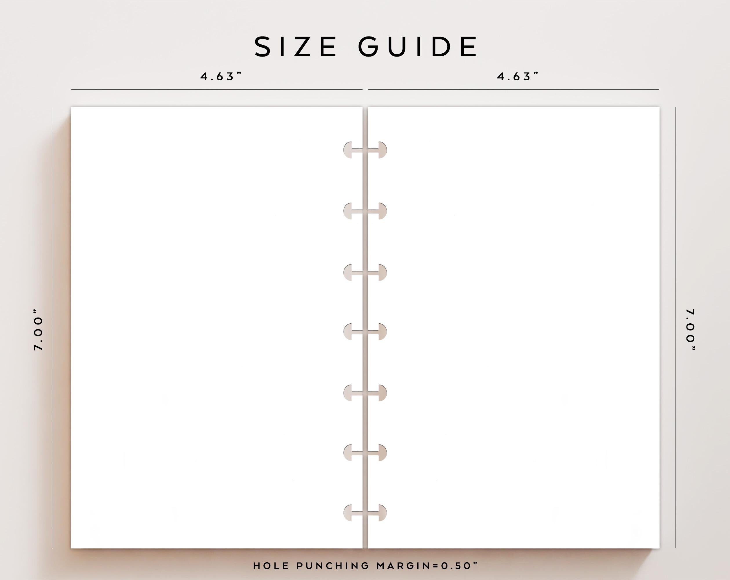 HP MINI SIZE // Bills Tracker Planner Insert Printable / Monthly Bill ...