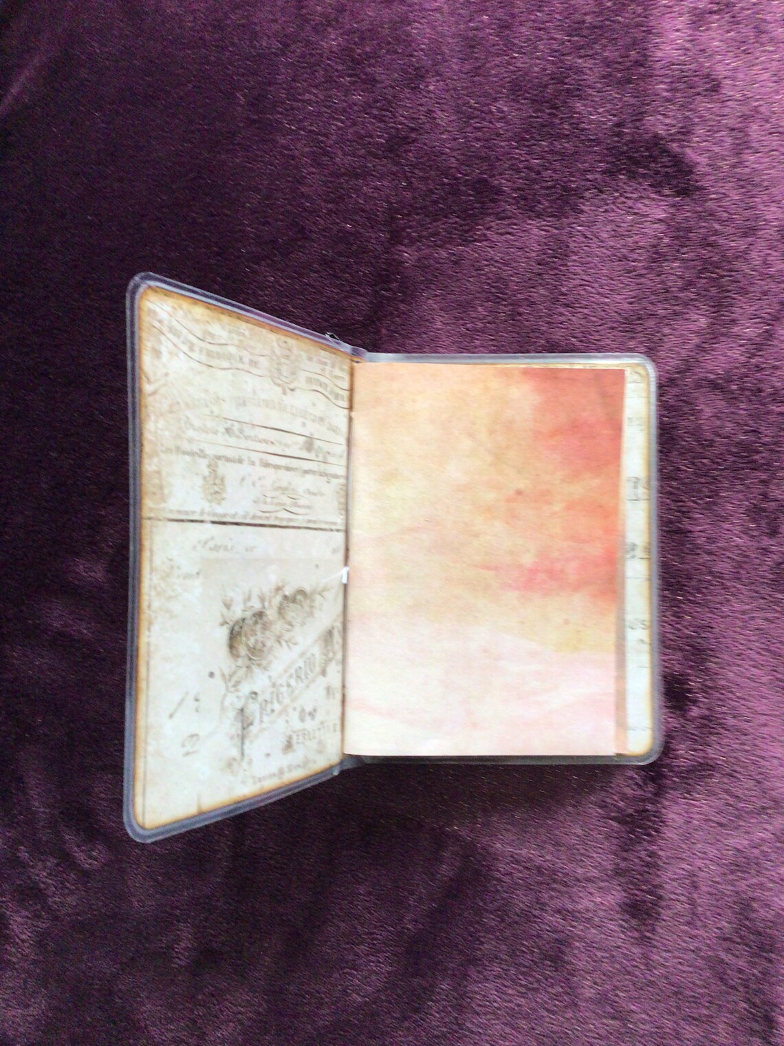 Laminated notebook Etsy