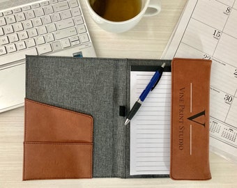 Portafolio de cuero personalizado, Portafolio de negocios, Portafolio de cuero personalizado, Portafolio de monogramas, Portafolio de regalos, Regalo de negocios personalizado