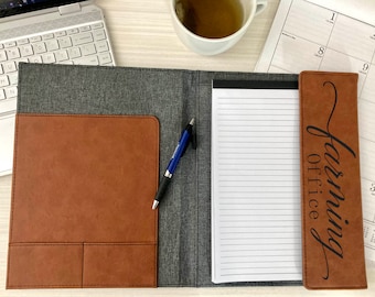Portafolio de cuero personalizado, Portafolio de negocios, Portafolio de cuero personalizado, Portafolio de monogramas, Portafolio de regalos, Regalo de negocios personalizado