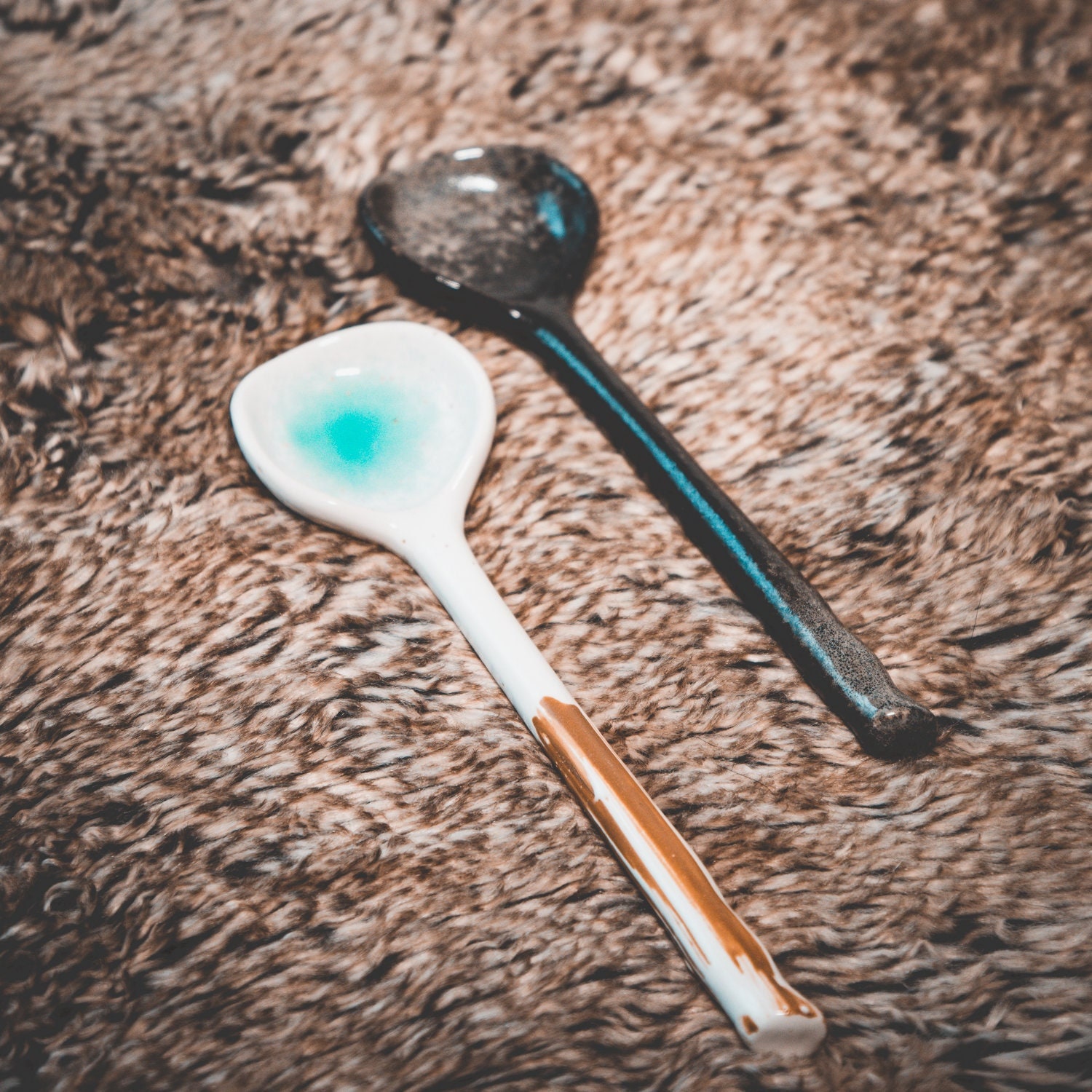 Cuillère à Café Céramique Pour et Thé | Cuillère Longue