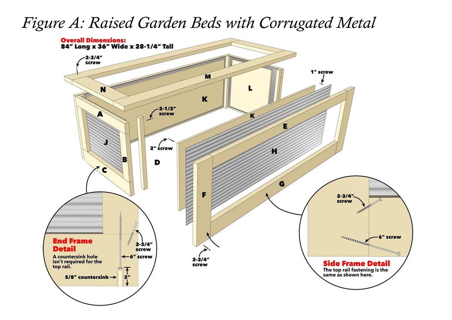 Raised garden beds plans pdf file digital download Raised Etsy