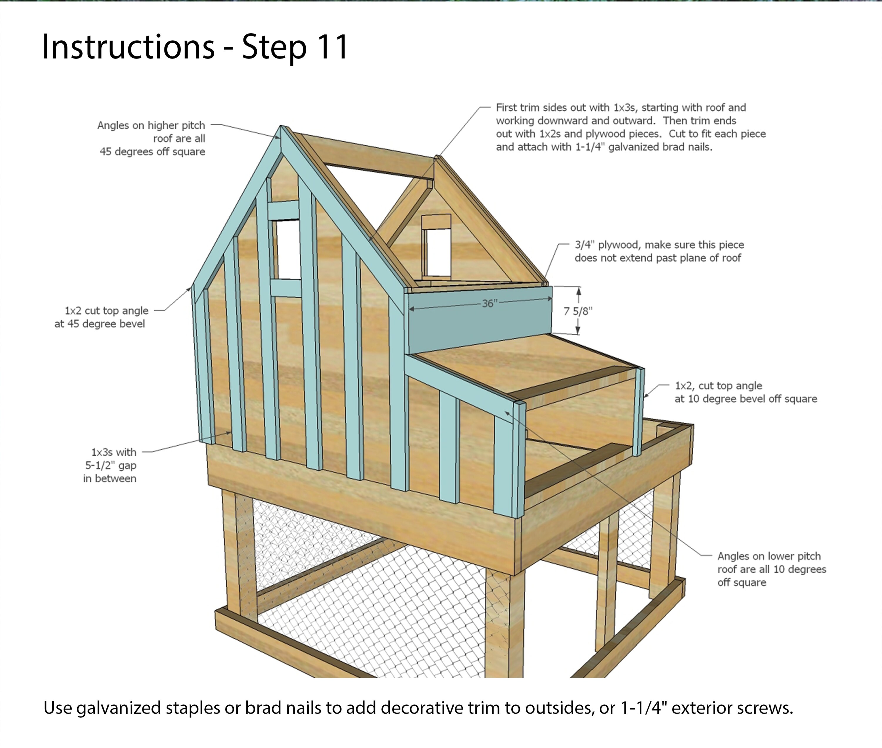 Chicken coop plans pdf file for 6 chicken small chicken coop Etsy