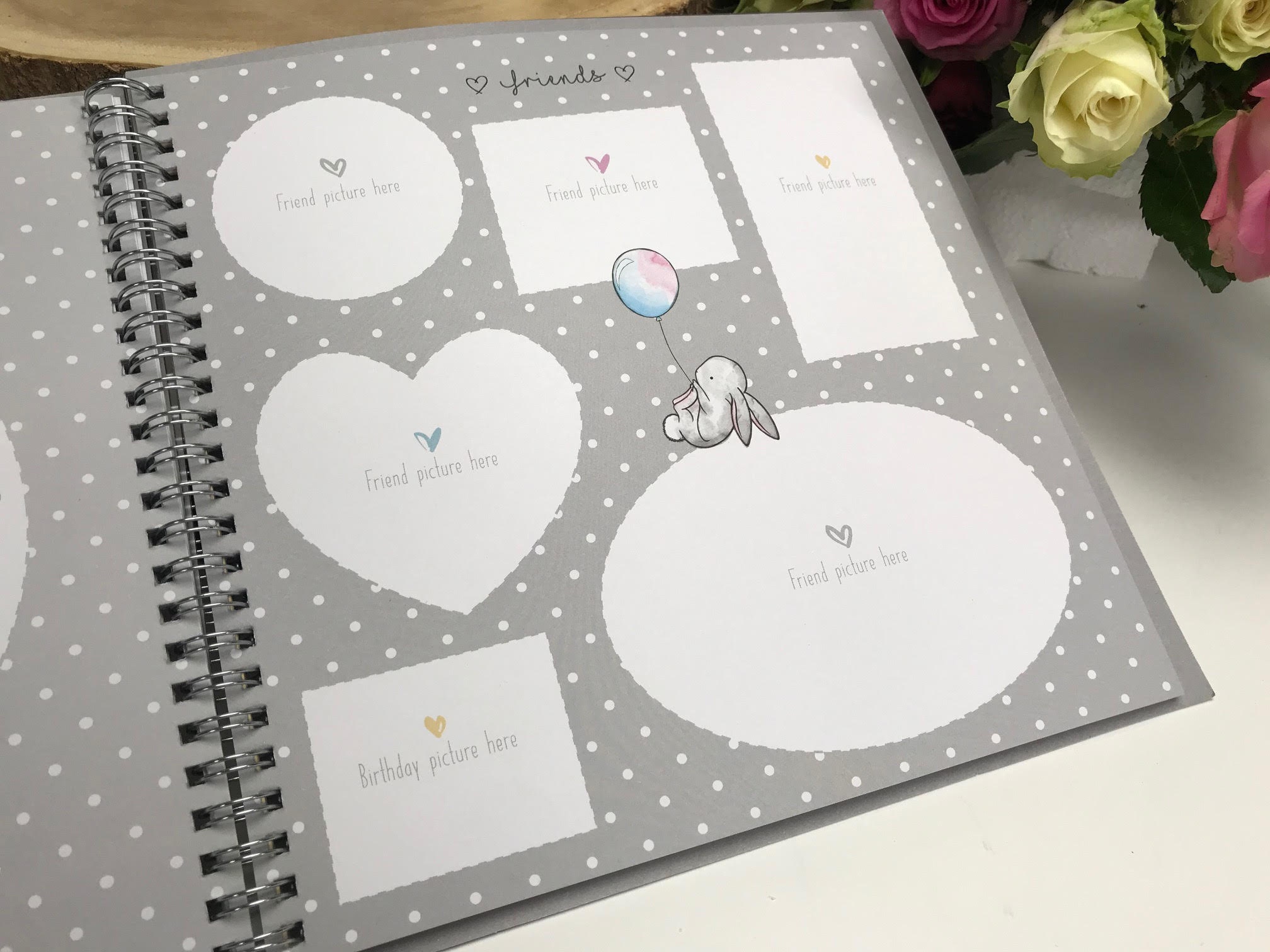 Baby Record Book Personalised Hello Baby My First Year Etsy UK