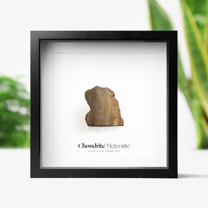 Polished Chondrite Meteorite Real Authentic Space Meteor Fragment Wall Hanging Display Home Decor Birthday Gift Idea