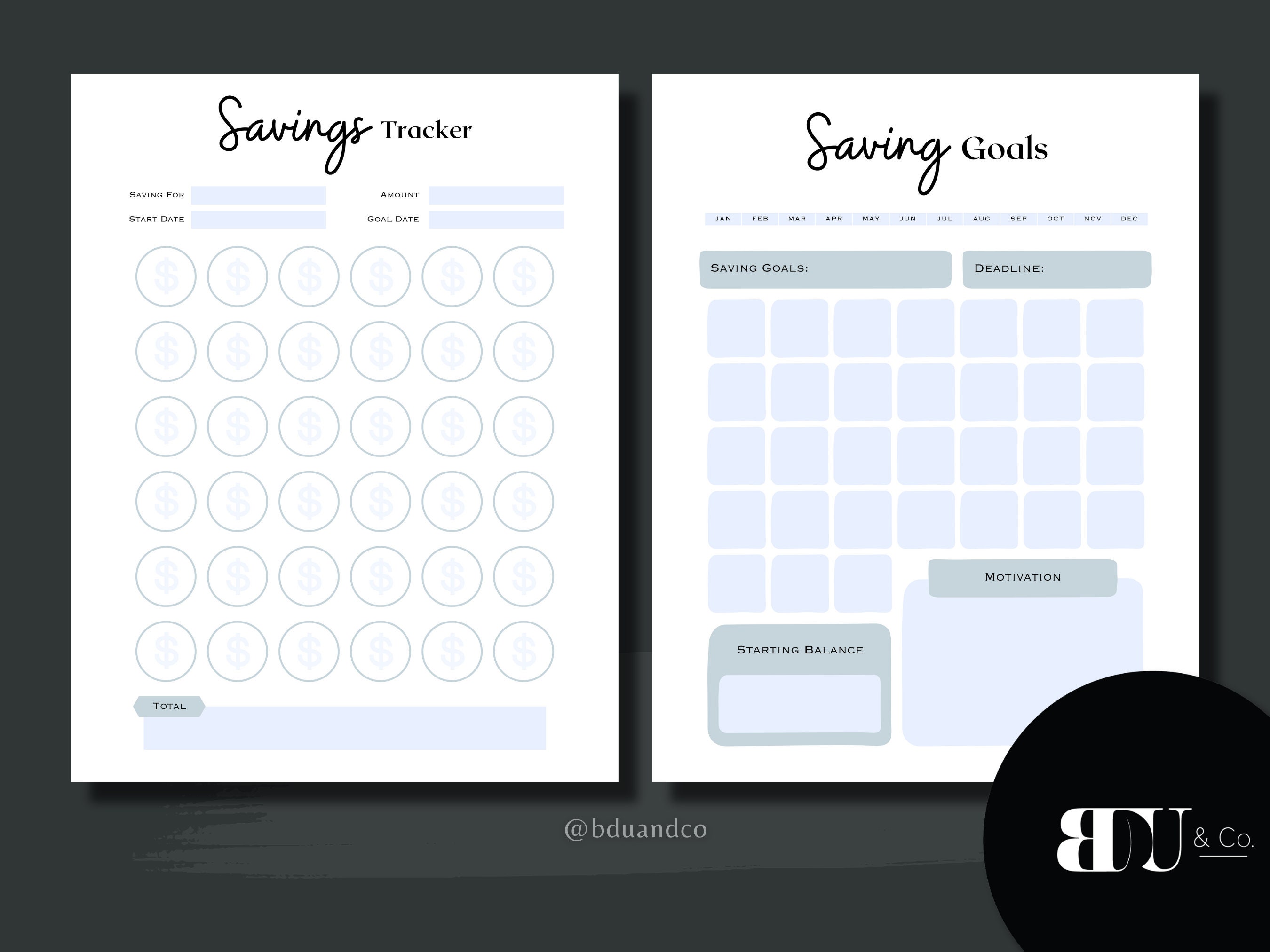 Budget Planner Printable Template PDF - Etsy