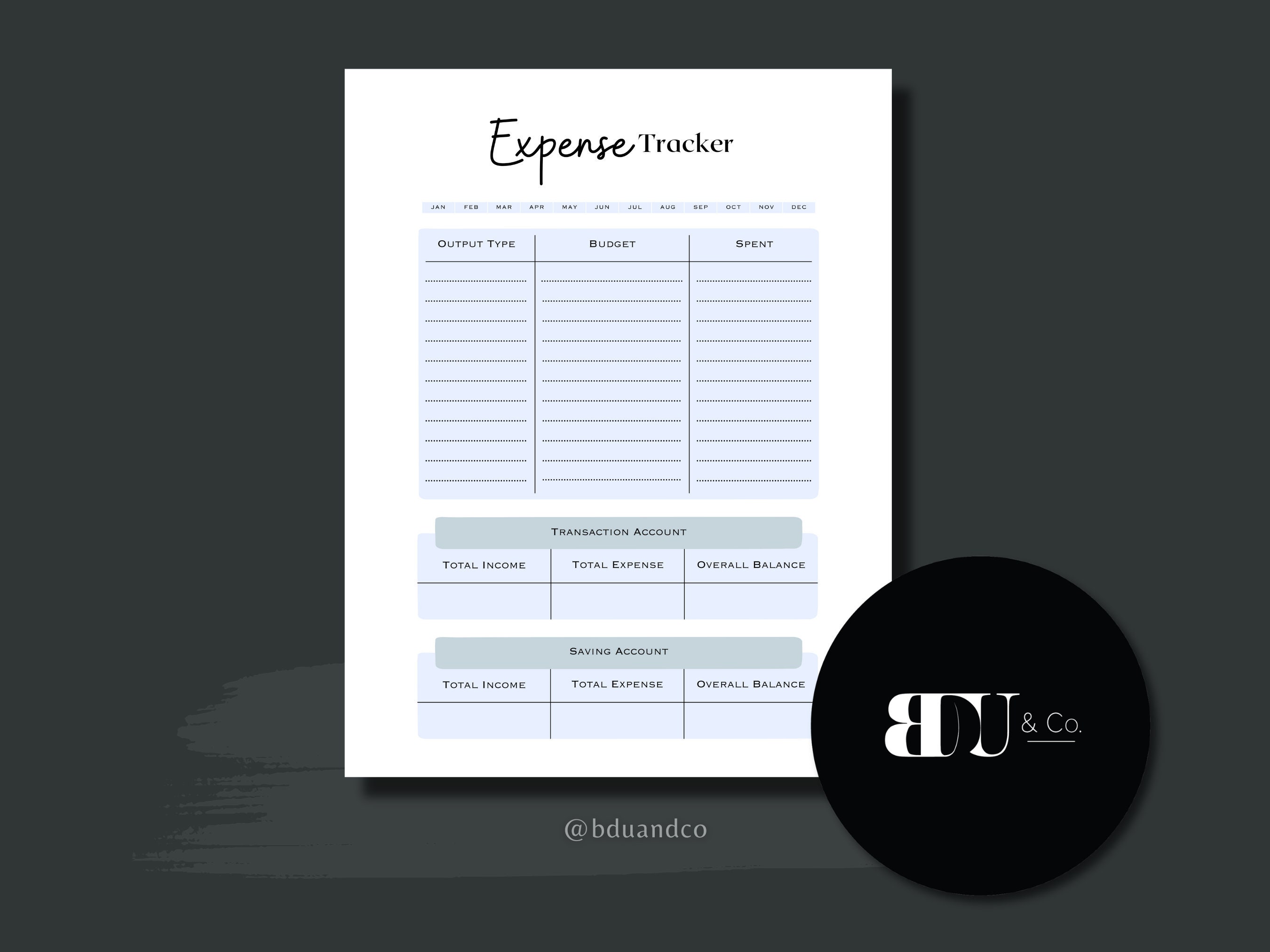 Budget Planner Printable Template PDF - Etsy