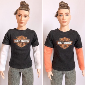 T-shirt for dolls, Doll Clothes 1/6-scale