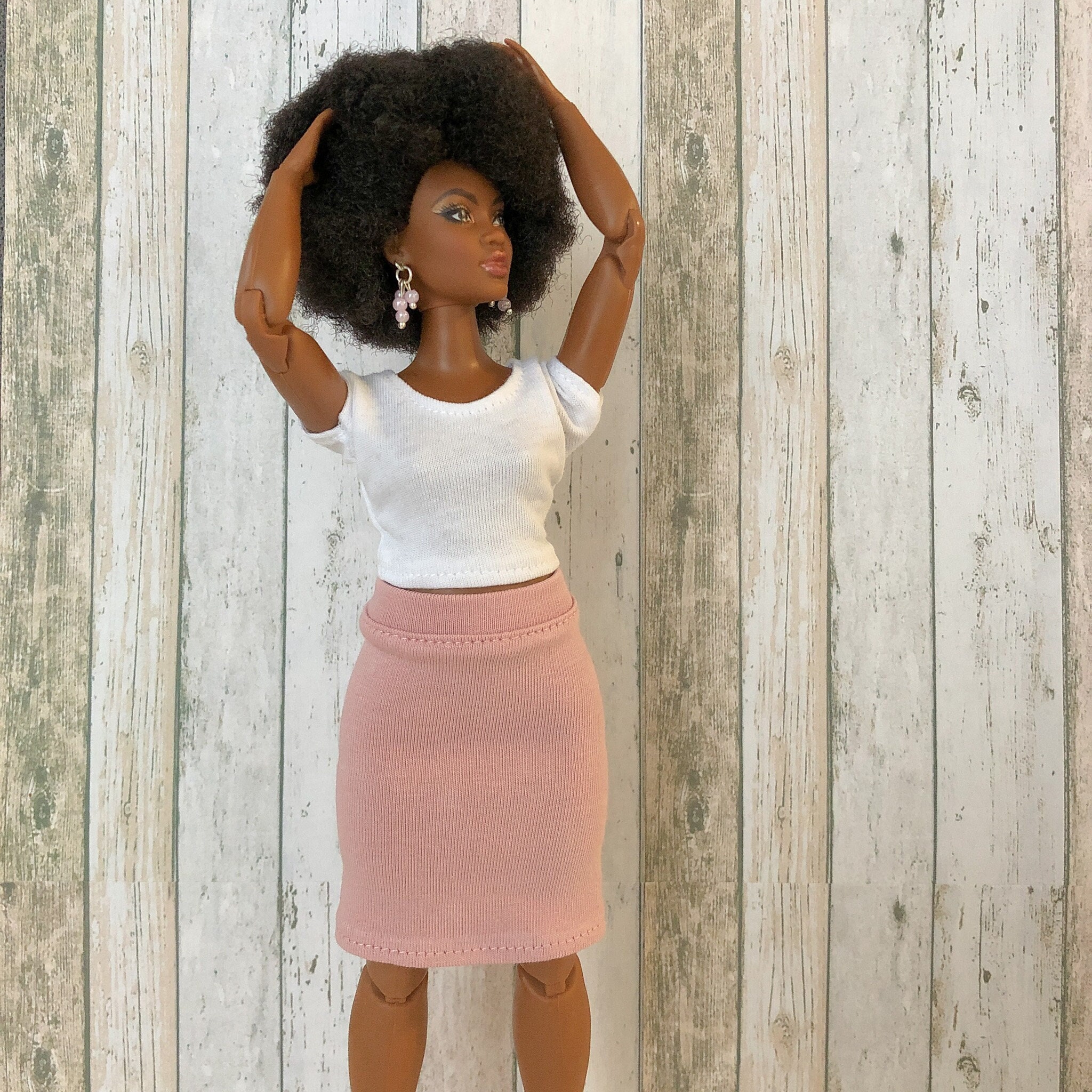 Black Tailcoat and Pants for Curvy Barbie Doll 
