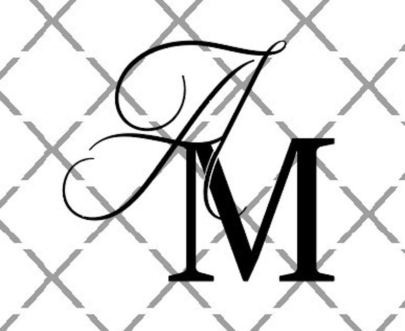 Wedding Monogram Letters M R Personalized Wedding Monogram - Etsy
