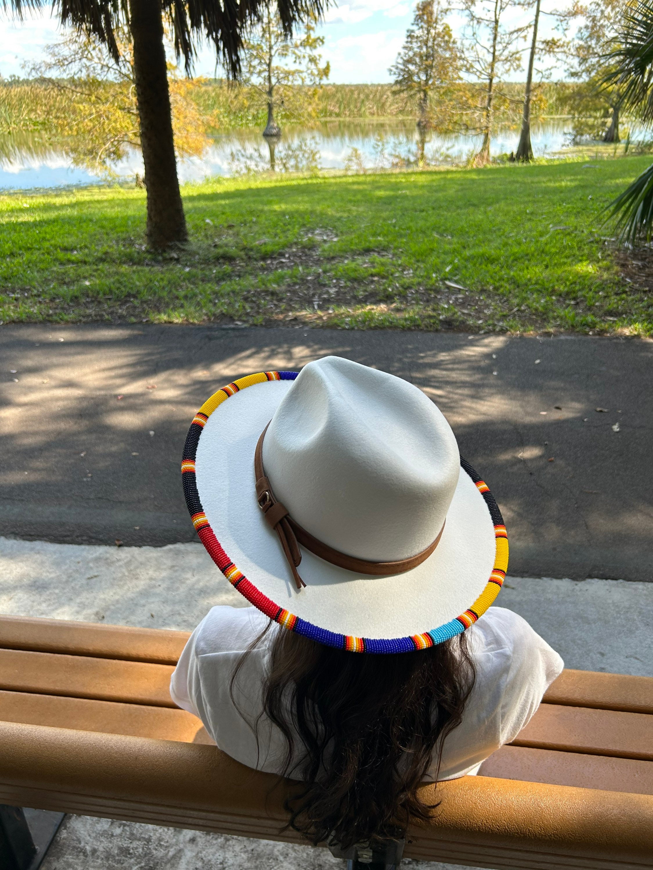 Beaded Fedora Hat - Etsy