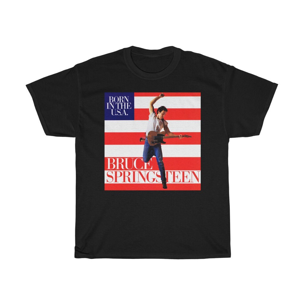 Bruce Springsteen Men Women Tshirt Unisex Shirt A living Rock Etsy