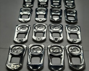 100 Red Bull Aluminum Pop/ Soda/Energy drink can Pull Tabs for Crafts