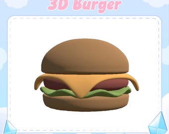 3D Burger | Throwable Assets