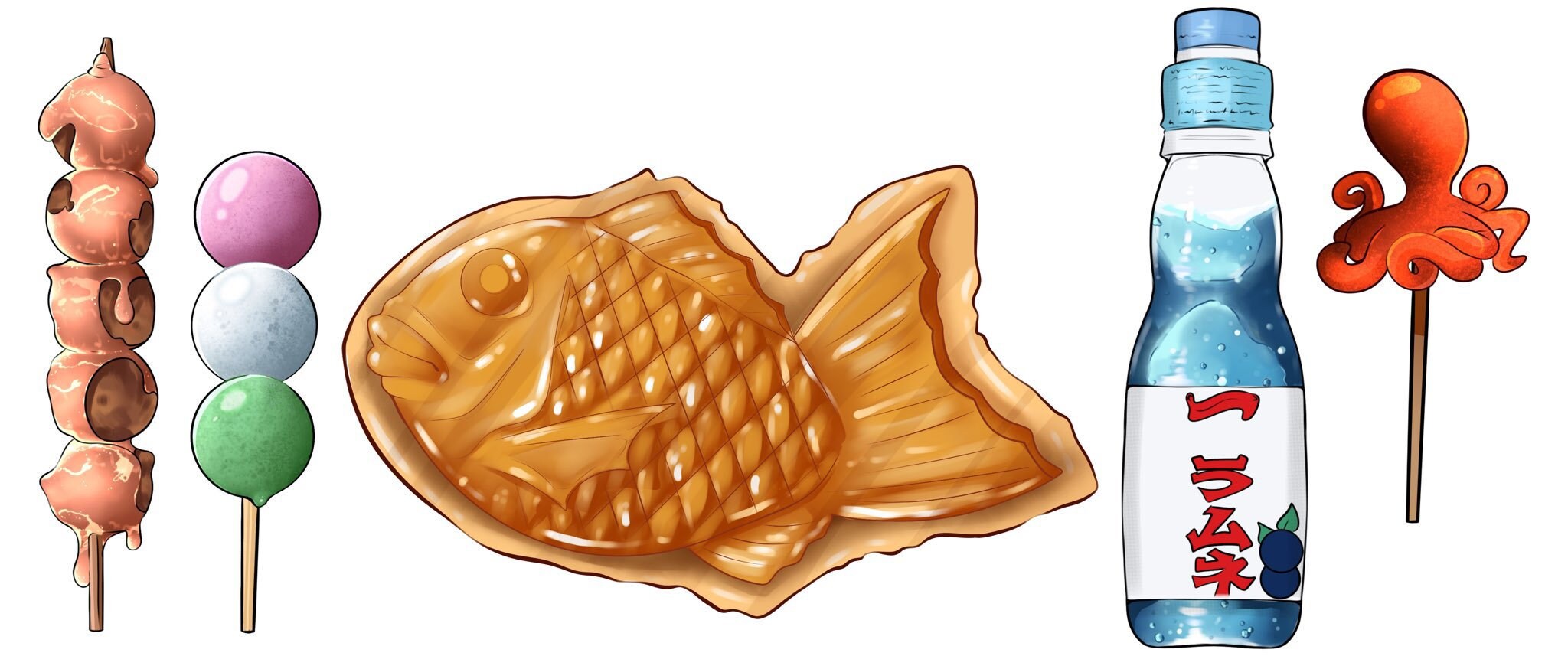 Japanese Throwable Snacks for Twitch Integrated Throwing System Etsy