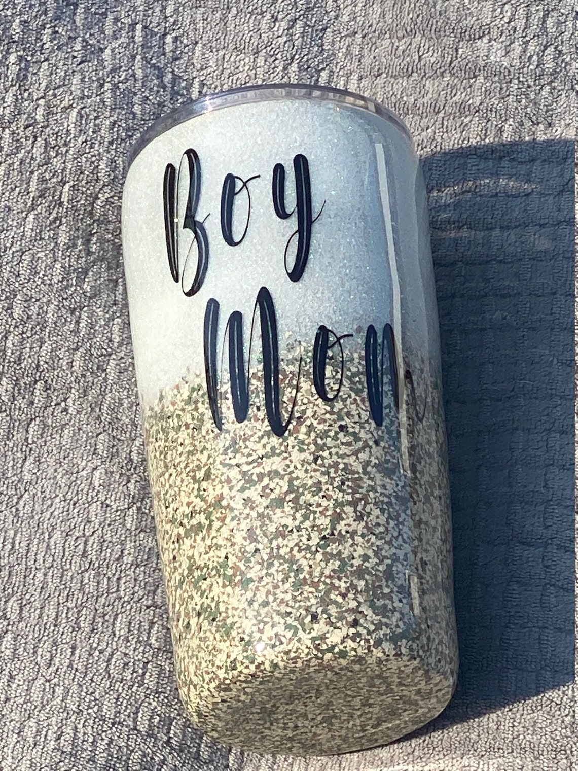 Custom Boy Mom Tumbler Boy mom tumbler with Camo Glitter Etsy