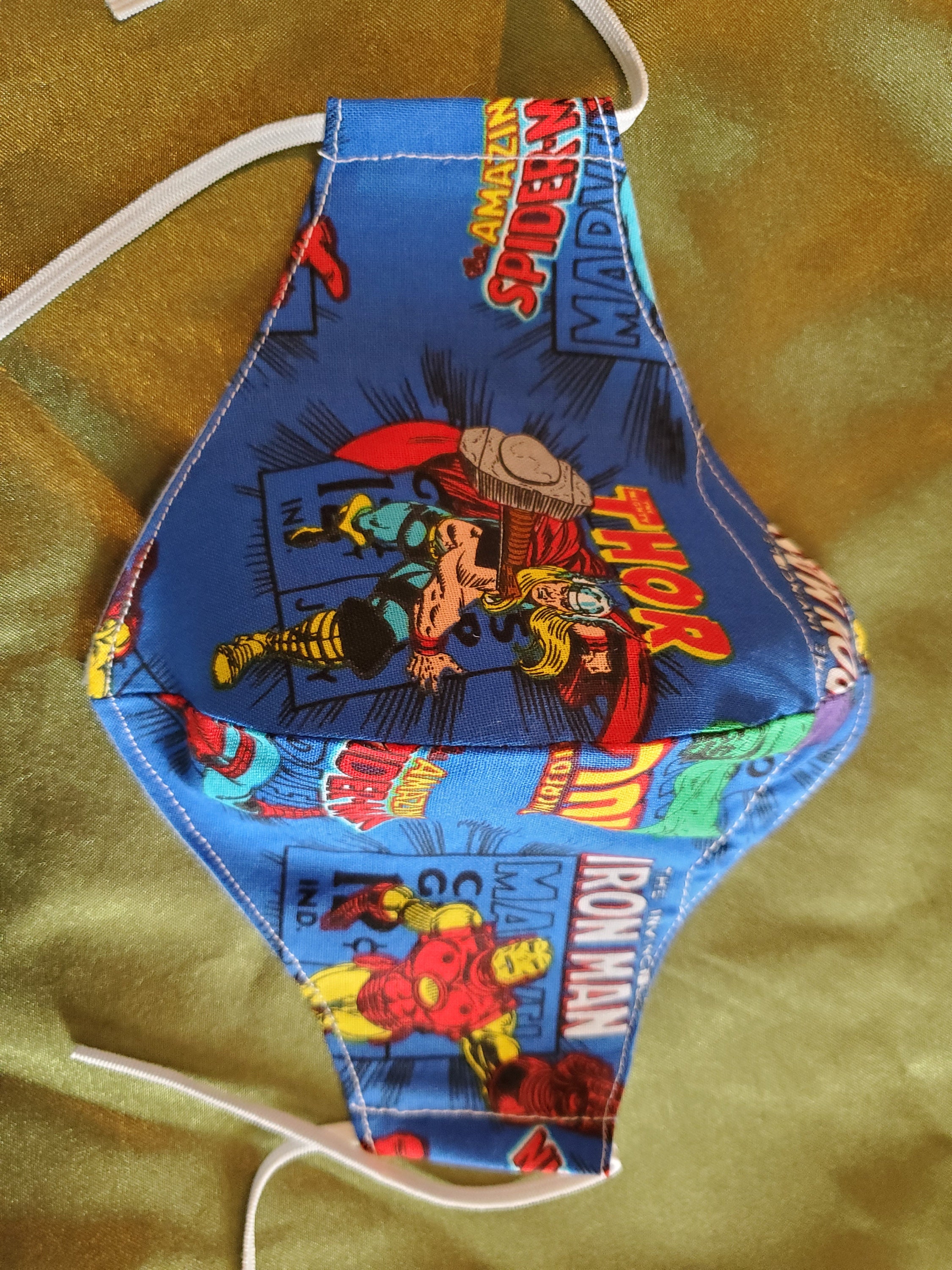100 cotton high quality Marvel face mask with nose pinch and Etsy