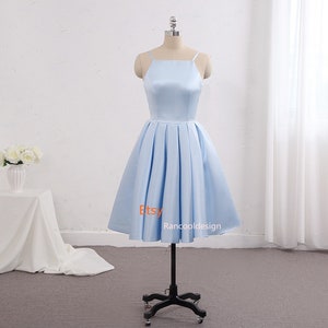 Short Blue Dress Quinceanera Dress Girl Graduation Party Dress For Women