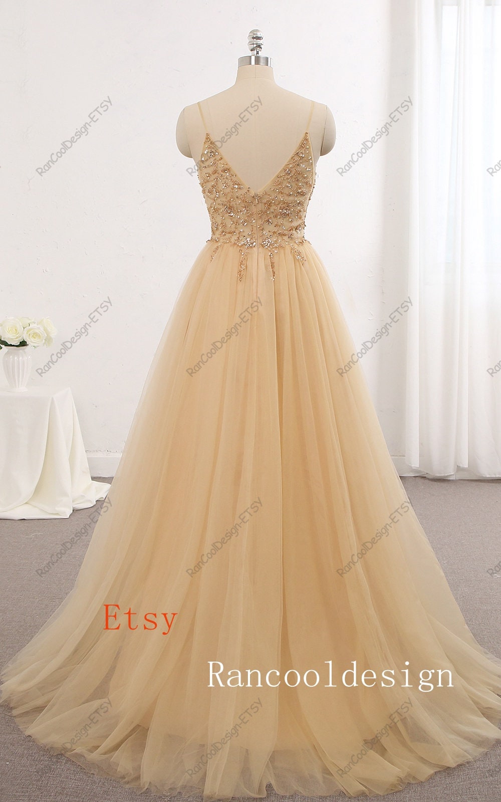 slim fit dress slacks Chic Long Prom Dresses Floral Applique Golden Rhinestone Evening Dress –  Musebridals