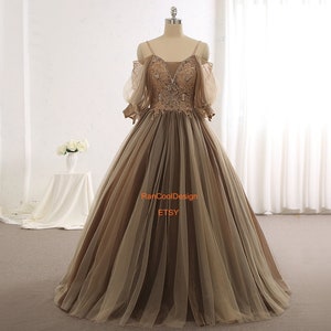 Vintage Prom Dress with Sleeves Ball Gown Custom Formal Dress Quinceanera Dress Girl Graduation Party Dress For Women Sweet 16 Dress