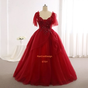 Prinses meisje jurk baljurk aangepaste formele jurk Quinceanera jurk meisje afstuderen partij jurk voor vrouwen sweet 16 jurk verjaardag jurk