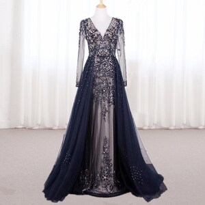 Ball Gown Bride Dress Long Sleeves Cocktail Dress Girl's Prom Dress Evening Dress For Woman Graduation Prom Formal Wear